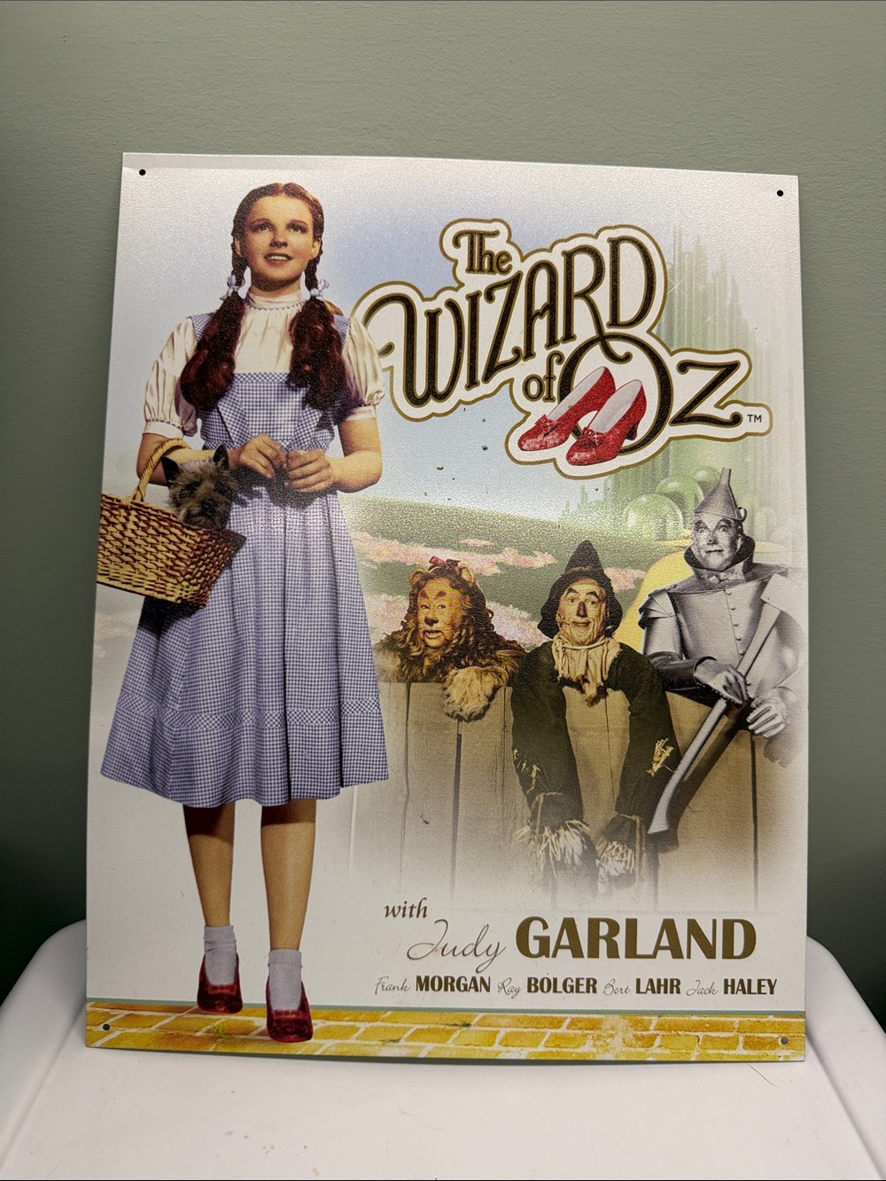 The Wizard of Oz Dorothy Wall Art Print - Blue and Red